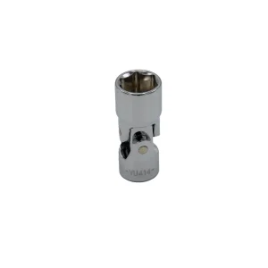 7/16″ Universal Joint Shallow Chrome socket, 1/4″ drive