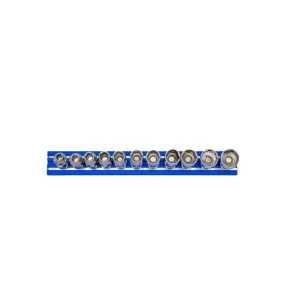 9 Pc. Universal Metric Socket Set, 6mm through 14mm on a Magrail - view 2