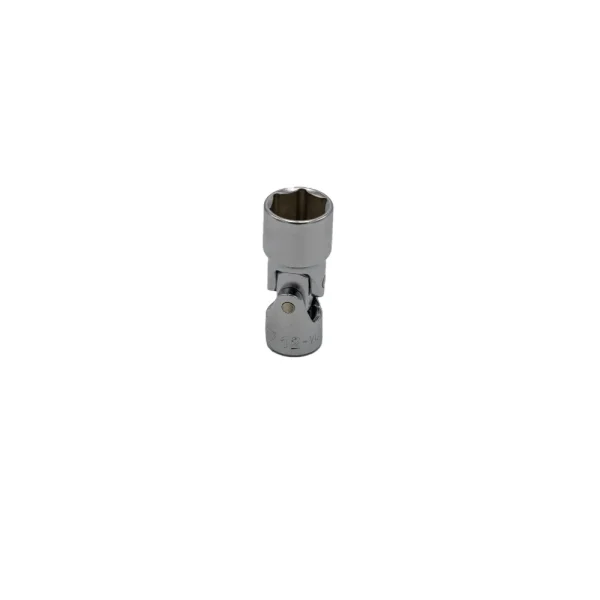 12M Universal Joint Shallow Chrome socket, 1/4″ drive