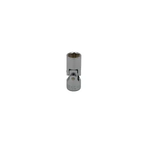 10M Universal Joint Shallow Chrome socket, 1/4″ drive