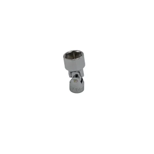 14M Universal Joint Shallow Chrome socket, 1/4″ drive