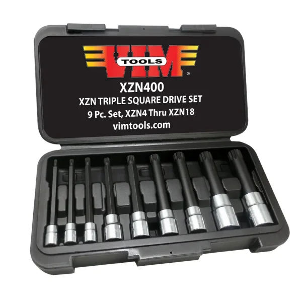 XZN Triple Square Long Bit Set 9 pc. Set