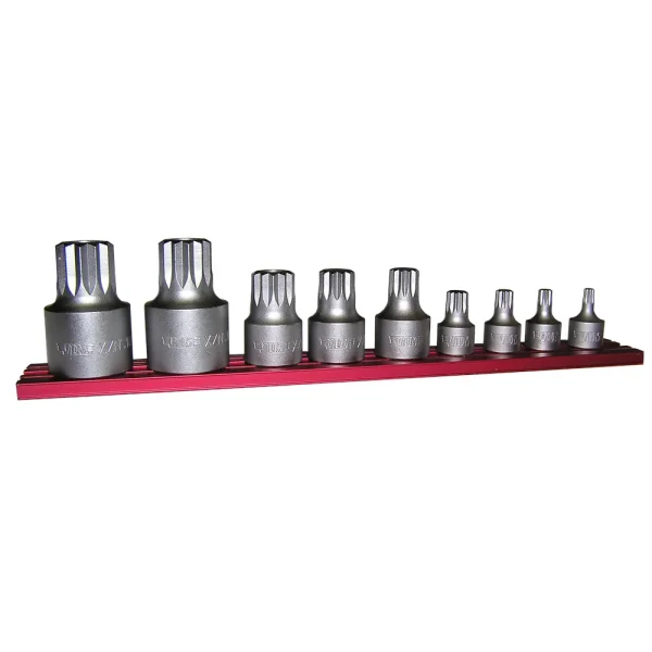 XZN Stubby Driver Set, 9 pc, XZN4 thru XZN118, 1/4″,3/8″ & 1/2″ sq. Dr.