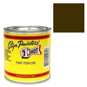 1 Shot Paint Medium Brown 1/2 Pt - view 2