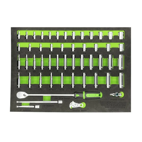 51 PC. 1/4” DR. SOCKET MASTER SET