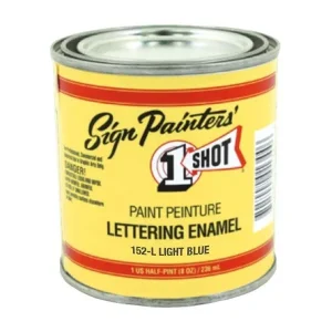 1 Shot Paint Light Blue 1/2 Pt - view 3