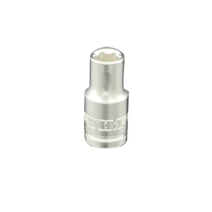 5MM 6PT 1/4″DR. SOCKET – SATIN FINISH