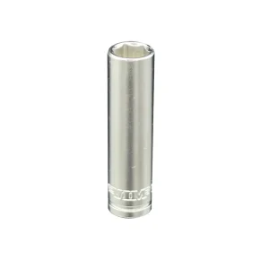 8MM 6PT 1/4″ DR DEEP SOCKET – SATIN FINISH