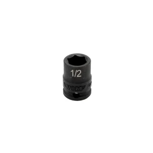 1/2” X 3/8” DR SAE CR-MO IMPACT SOCKET SHALLOW