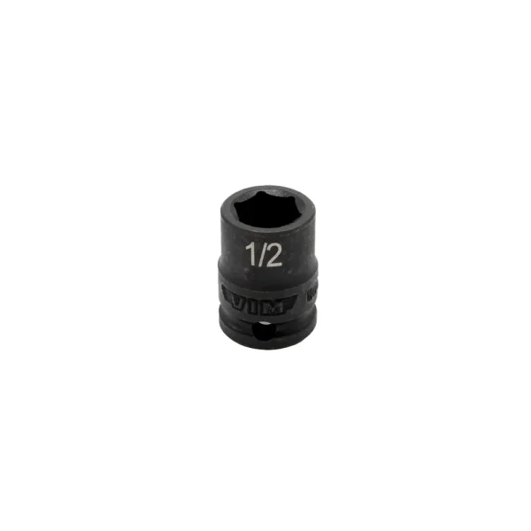 1/2” X 3/8” DR SAE CR-MO IMPACT SOCKET SHALLOW