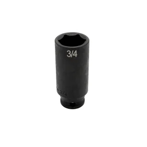 3/4” X 3/8” DR SAE CR-MO IMPACT SOCKET DEEP