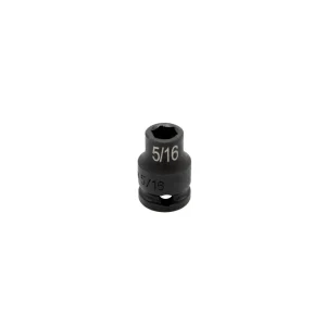 5/16” X 3/8” DR SAE CR-MO IMPACT SOCKET SHALLOW