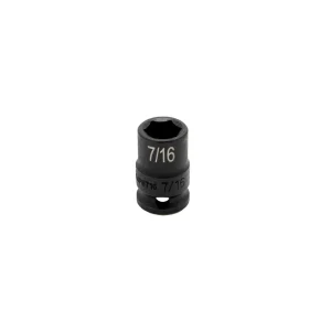 7/16” X 3/8” DR SAE CR-MO IMPACT SOCKET SHALLOW