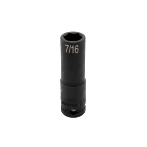 7/16” X 3/8” DR SAE CR-MO IMPACT SOCKET DEEP