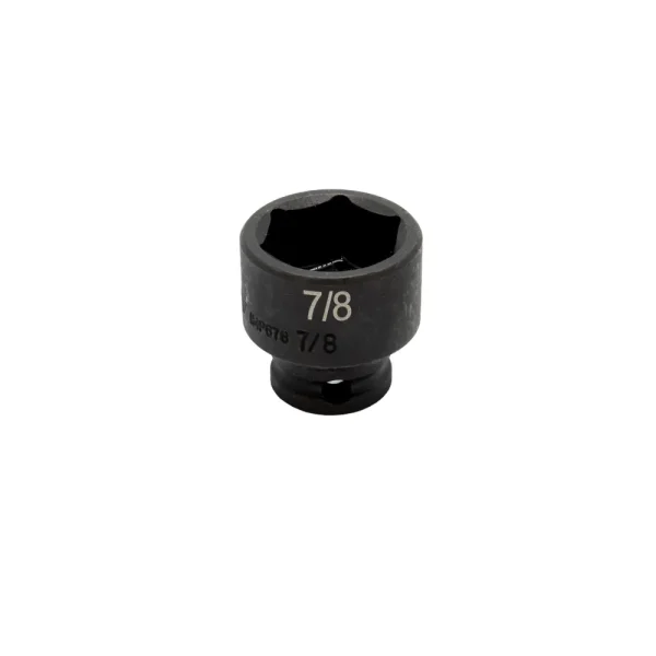 7/8” X 3/8” DR SAE CR-MO IMPACT SOCKET SHALLOW