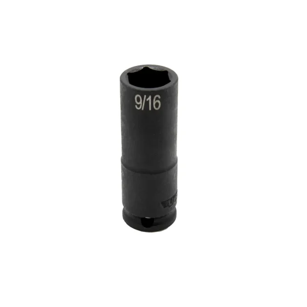 9/16” X 3/8” DR SAE CR-MO IMPACT SOCKET DEEP
