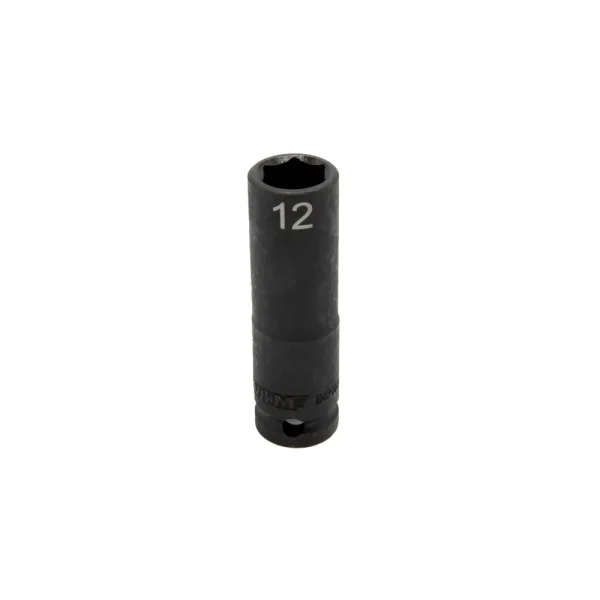 12MM X 3/8” DR CR-MO IMPACT SOCKET – DEEP