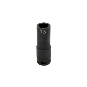 13MM X 3/8” DR CR-MO IMPACT SOCKET – DEEP