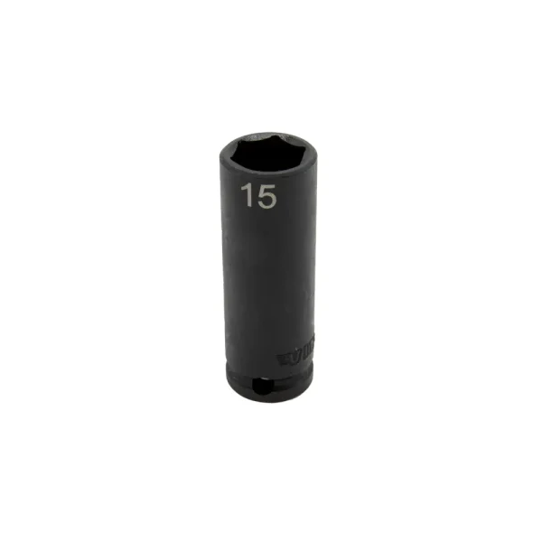 15MM X 3/8” DR CR-MO IMPACT SOCKET – DEEP