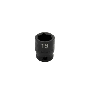 16MM X 3/8” DR CR-MO IMPACT SOCKET – SHALLOW