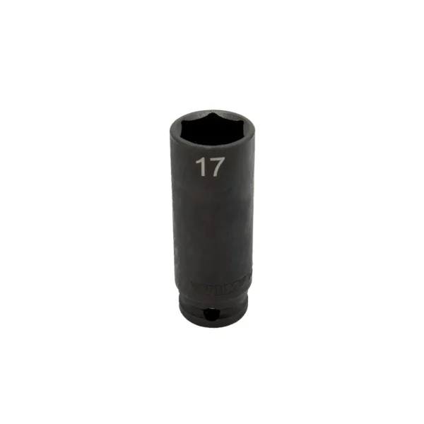 17MM X 3/8” DR CR-MO IMPACT SOCKET – DEEP