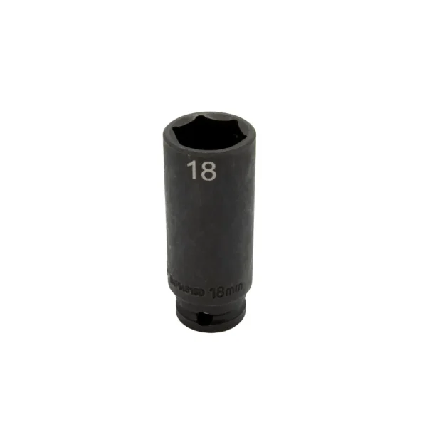 18MM X 3/8” DR CR-MO IMPACT SOCKET – DEEP