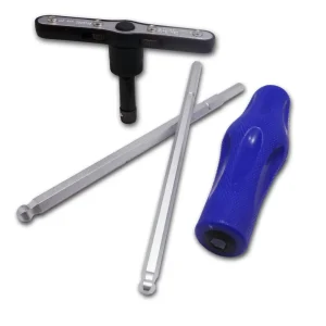 10 Piece 2 Way Screwdriver & Ratchet T-Handle Hex & Ball Drive Set - view 2