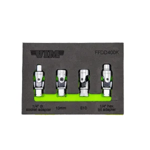 4 Piece Firm Flex Dual Drive 1/4” x 11mm UJ Kit