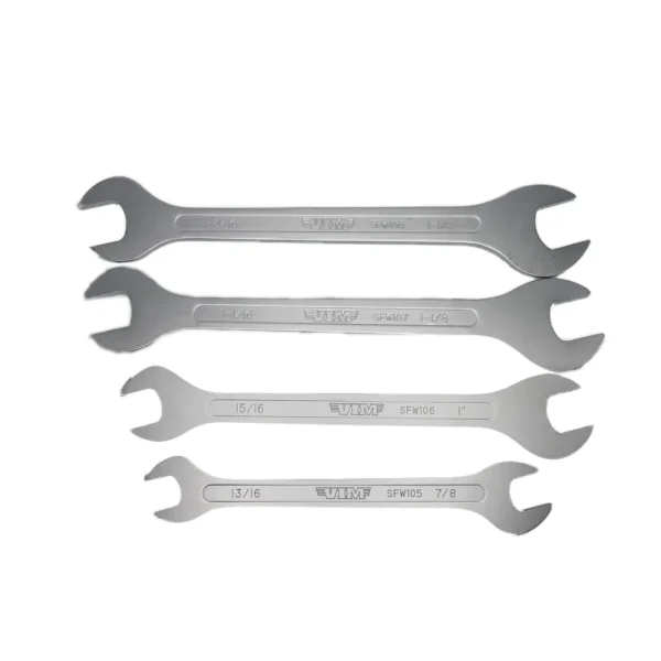 4 Pc. Large Flat Wrench Set – SAE