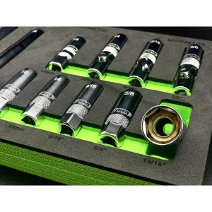 12 Piece 3/8″ Dr. Magnetic Spark Plug Master Set - view 2