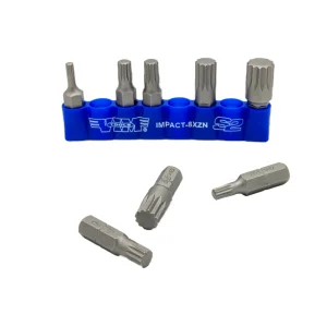 8 PC 5/16″ Shank Impact Triple Square Bit Set - view 2