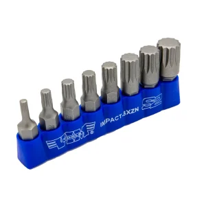 8 PC 5/16″ Shank Impact Triple Square Bit Set - view 3