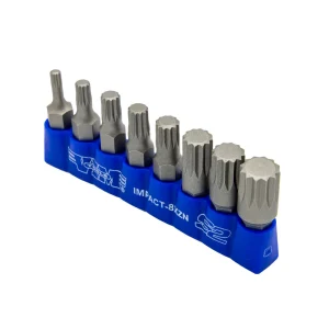 8 PC 5/16″ Shank Impact Triple Square Bit Set - view 4