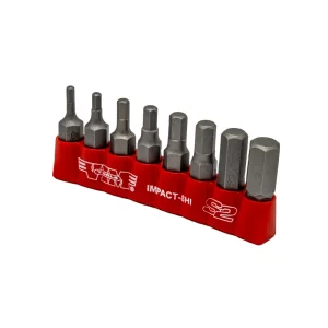 8 PC 5/16″ Shank Impact Hex Bit Set, 1.25″ OAL - view 4