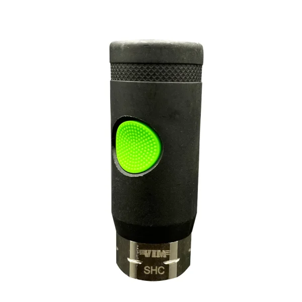 HIGH FLOW SAFETY AIR COUPLER – 1/4” NPT, 3 pack