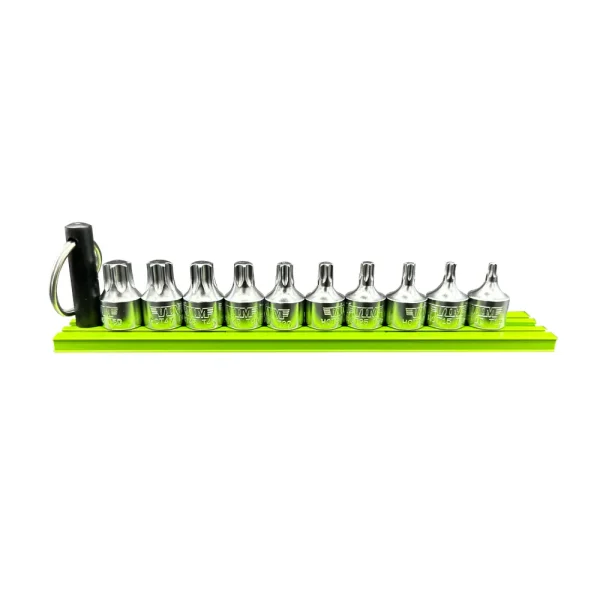 10 PIECE HALF CUT STUBBY TORX SET ON MAGRAIL