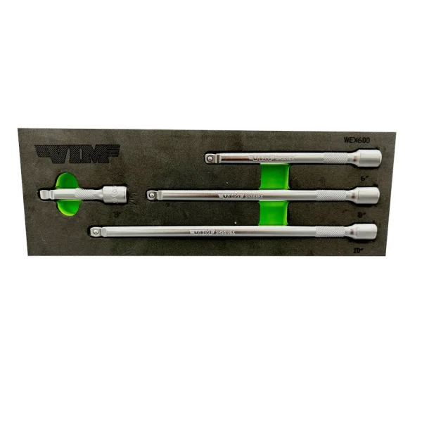 4 Piece 3/8″ Drive Wobble Extension Set