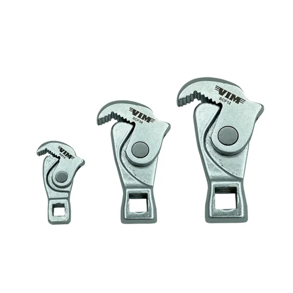 3 PC. SPRING-LOADED CROWFOOT SET (1/4”, 3/8” & 1/2”)
