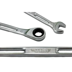 10 PIECE SLIM ANGLED RATCHETING WRENCH SET - view 4