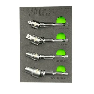 4 Piece Power Driver UJ Adapter Set