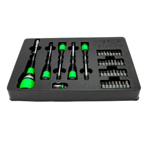39 PC. INTERCHANGEABLE RATCHETING SCREWDRIVER SET - view 2
