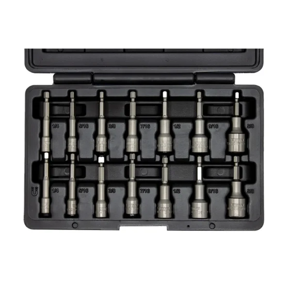 14 PC. SAE NUT SETTER SET (1/4” – 5/8”)