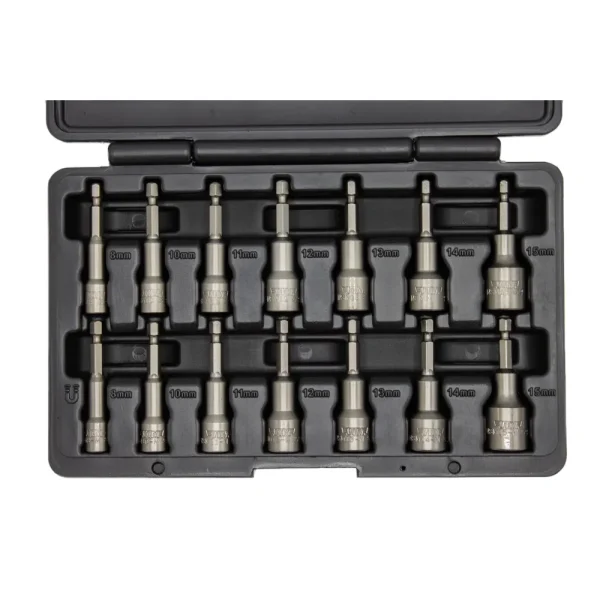14 PC. METRIC NUT SETTER SET (8-15MM)