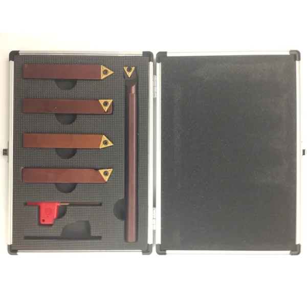 HHIP 5/8″ 5 PIECE INDEXABLE TURNING & BORING TOOL SET (2003-0034)