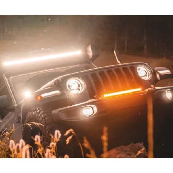 Heretic Jeep Wrangler Rubicon LED Fog Light Kit (2018-2020) – Steel Bumper (HRTC56011)