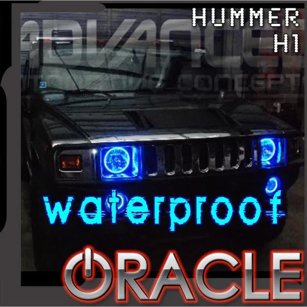 Oracle Lighting 1992-2006 Hummer H1 Surface Mount LED Headlight Halo Kit (3948-001, 3948-002, 3948-003, 3948-004, 394...