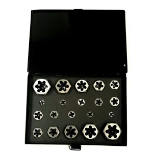 HHIP 20 PIECE 1/4-7/8″HEXAGON RETHREADING DIE SET (1017-0020) - view 4