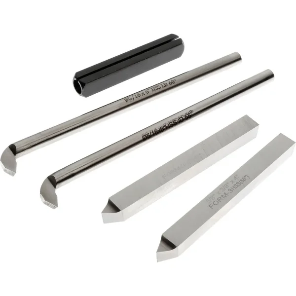 Grizzly Industrial 3/8″ HSS Threading Tool Bit Set – 5 Pc. (T25946)