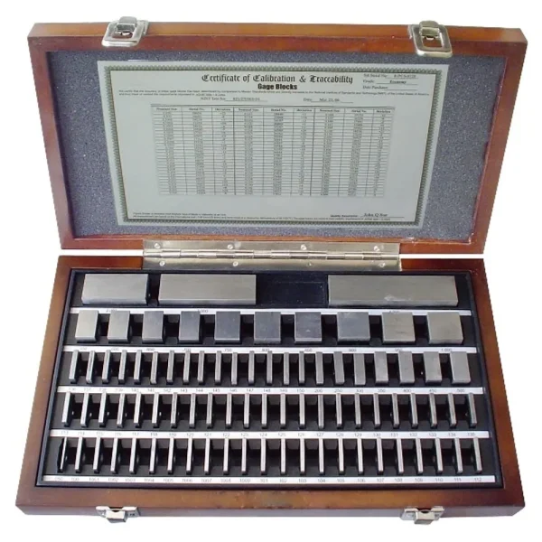 HHIP 81 PIECE GRADE AS-0/2 SQUARE STEEL GAGE BLOCK SET (4101-0051)