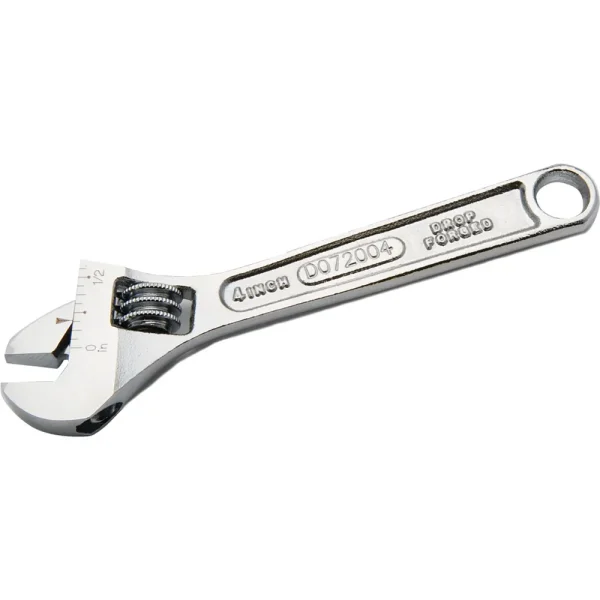 Dynamic Tools 4″ Adjustable Wrench, Drop Forged (D072004)